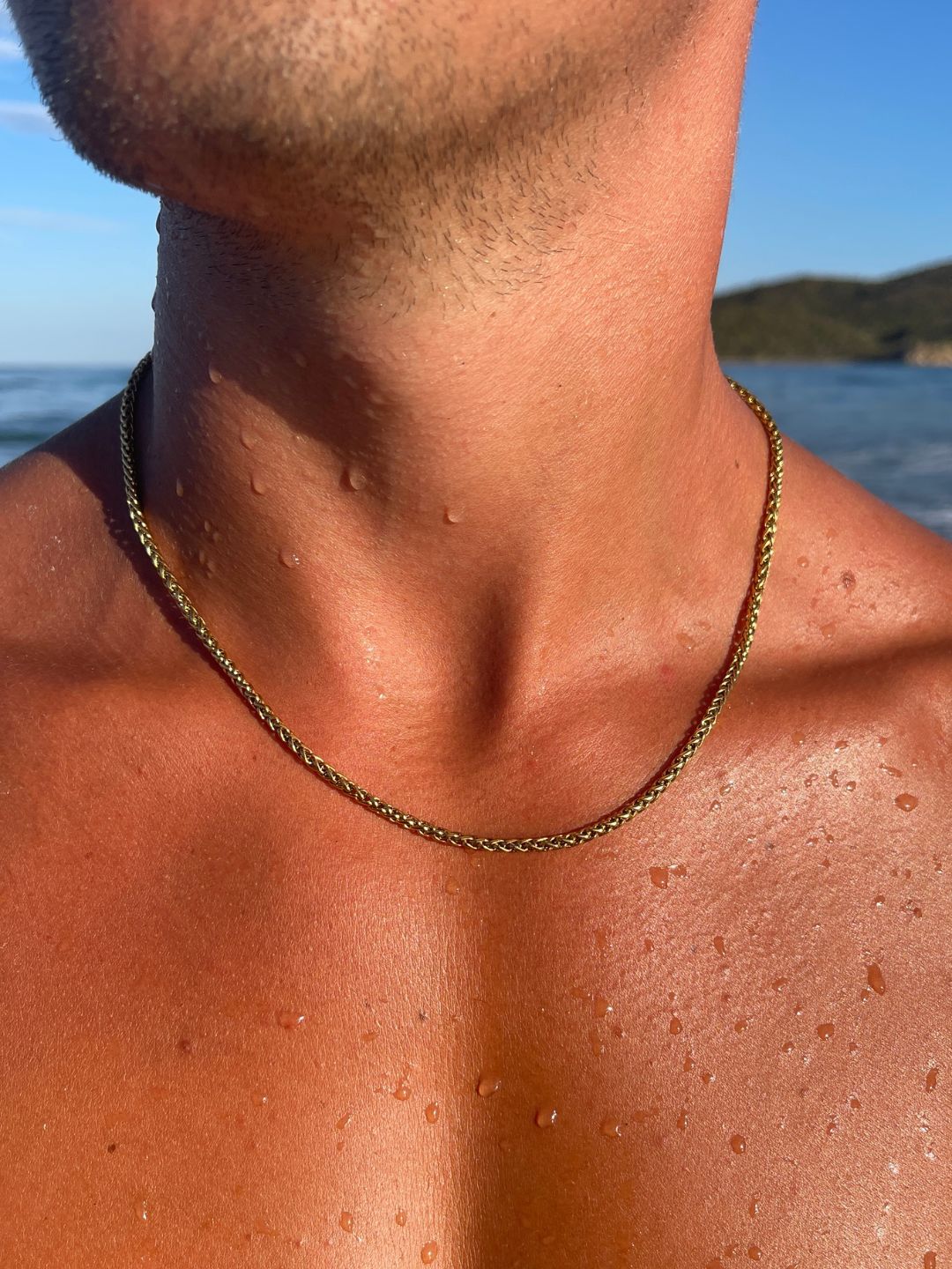 Tarweketting 3 mm | 18 karaats goud