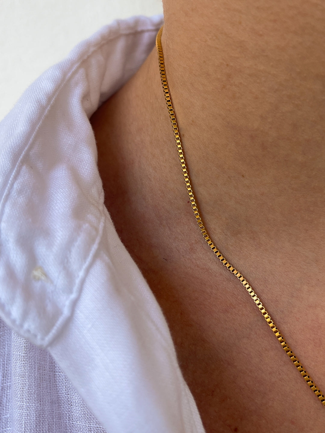 BOX CHAIN | 18K Goud