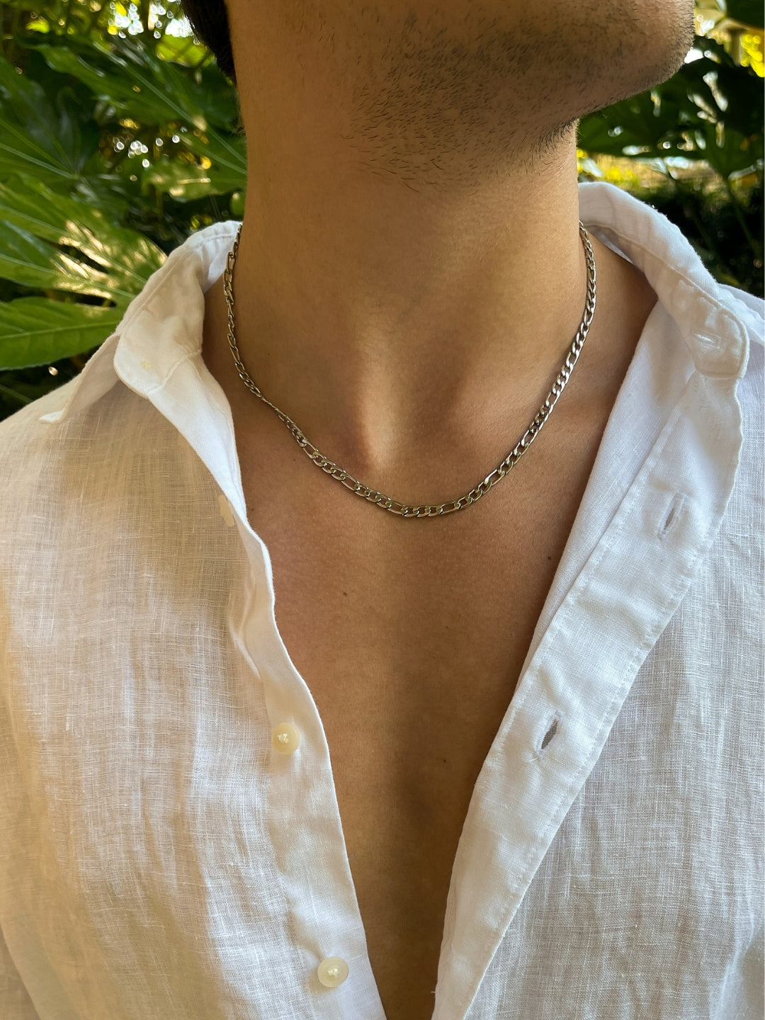 Figaro ketting 5 mm | Zilver