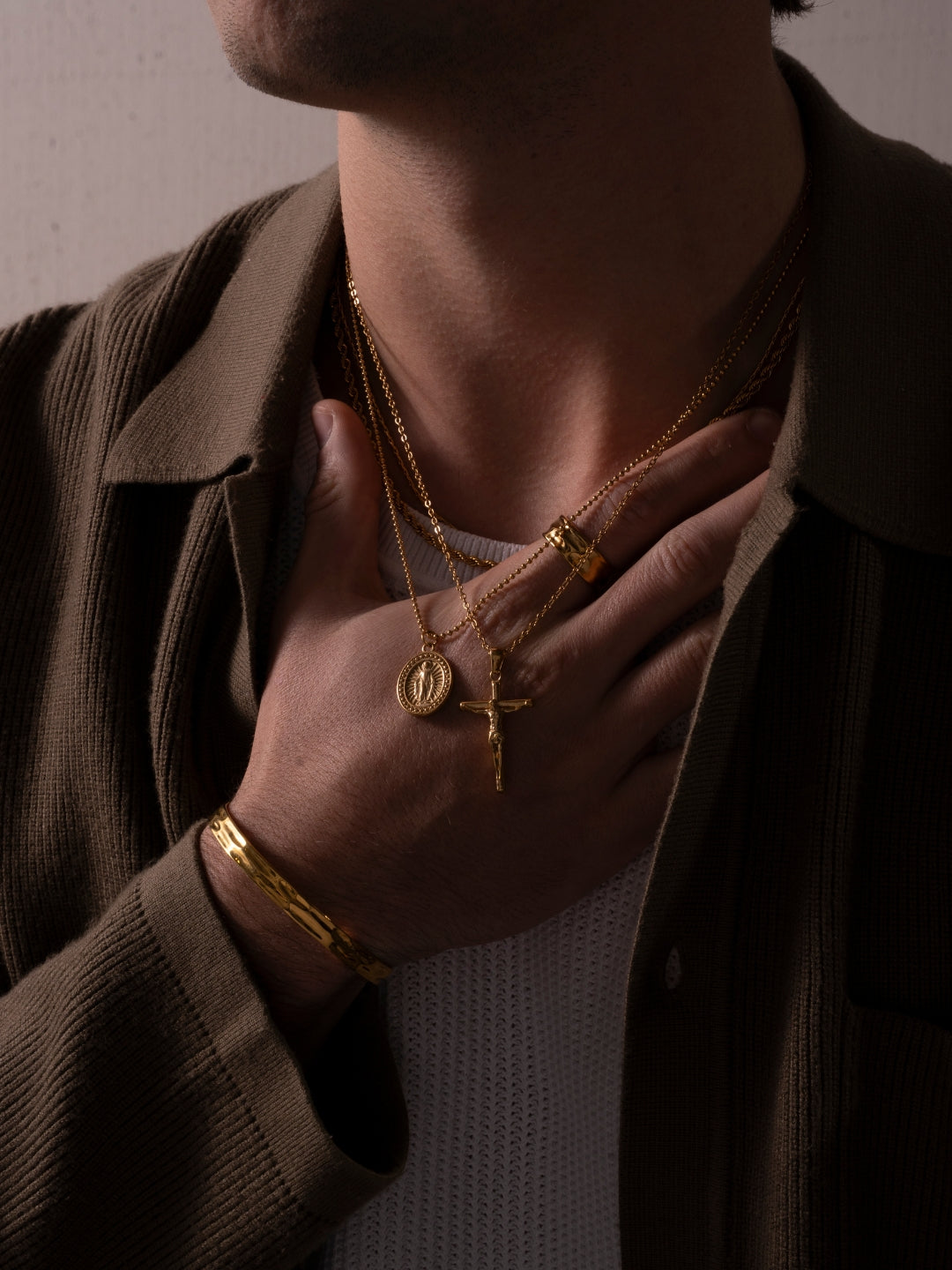 CHRISTELIJKE KETTINGSET | 18K Goud