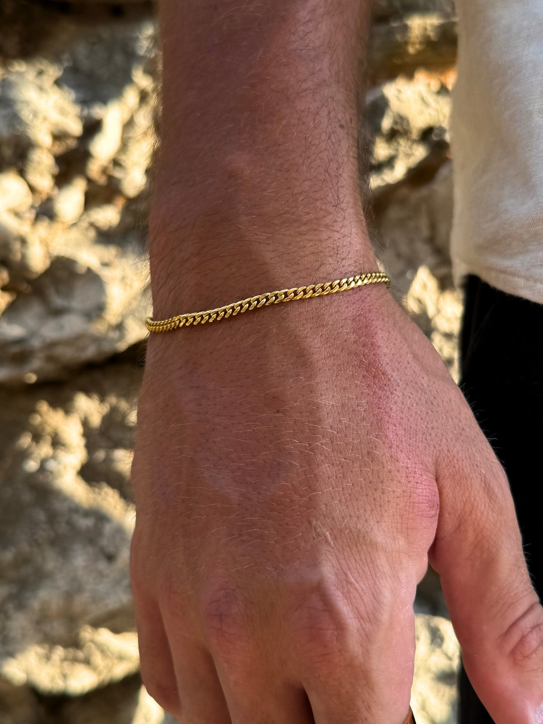 Cubaanse armband 3 mm | 18 karaats goud