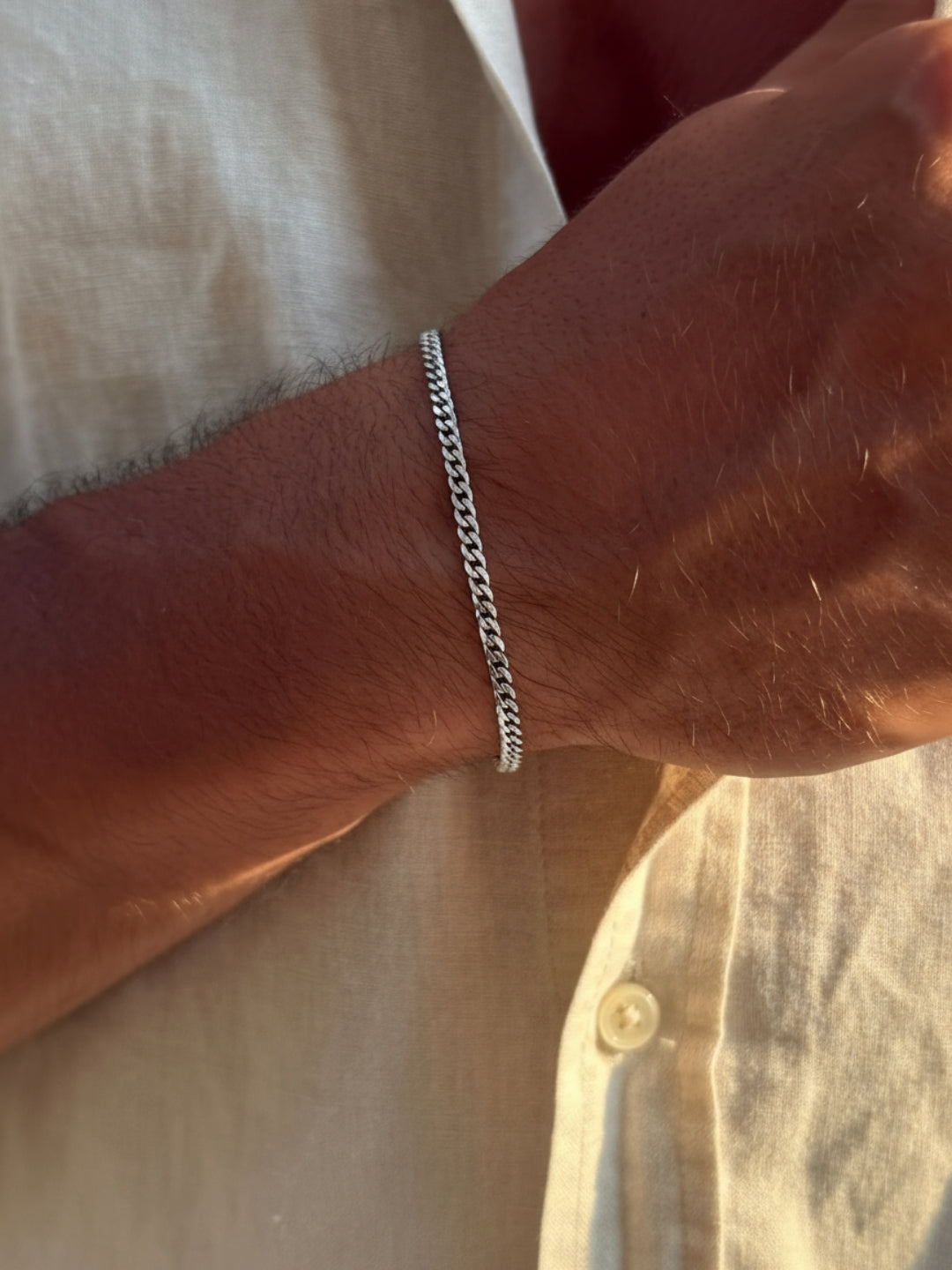 Cubaanse armband 3 mm | Zilver