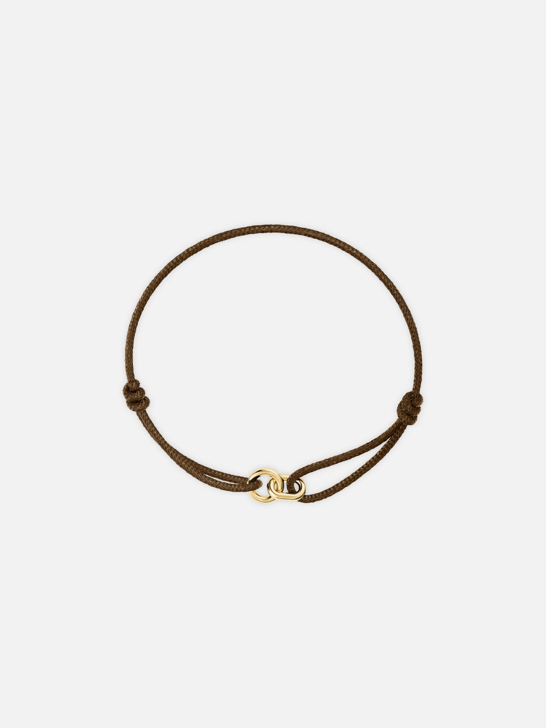 Koffie Unity armband | 18K goud