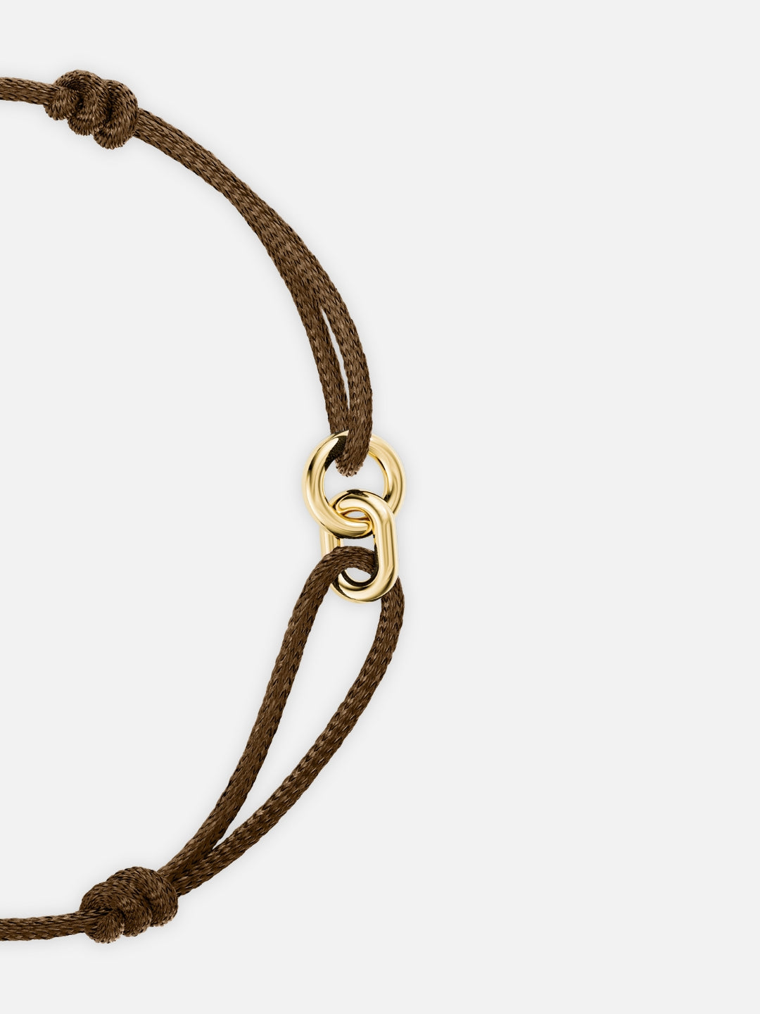 Koffie Unity armband | 18K goud