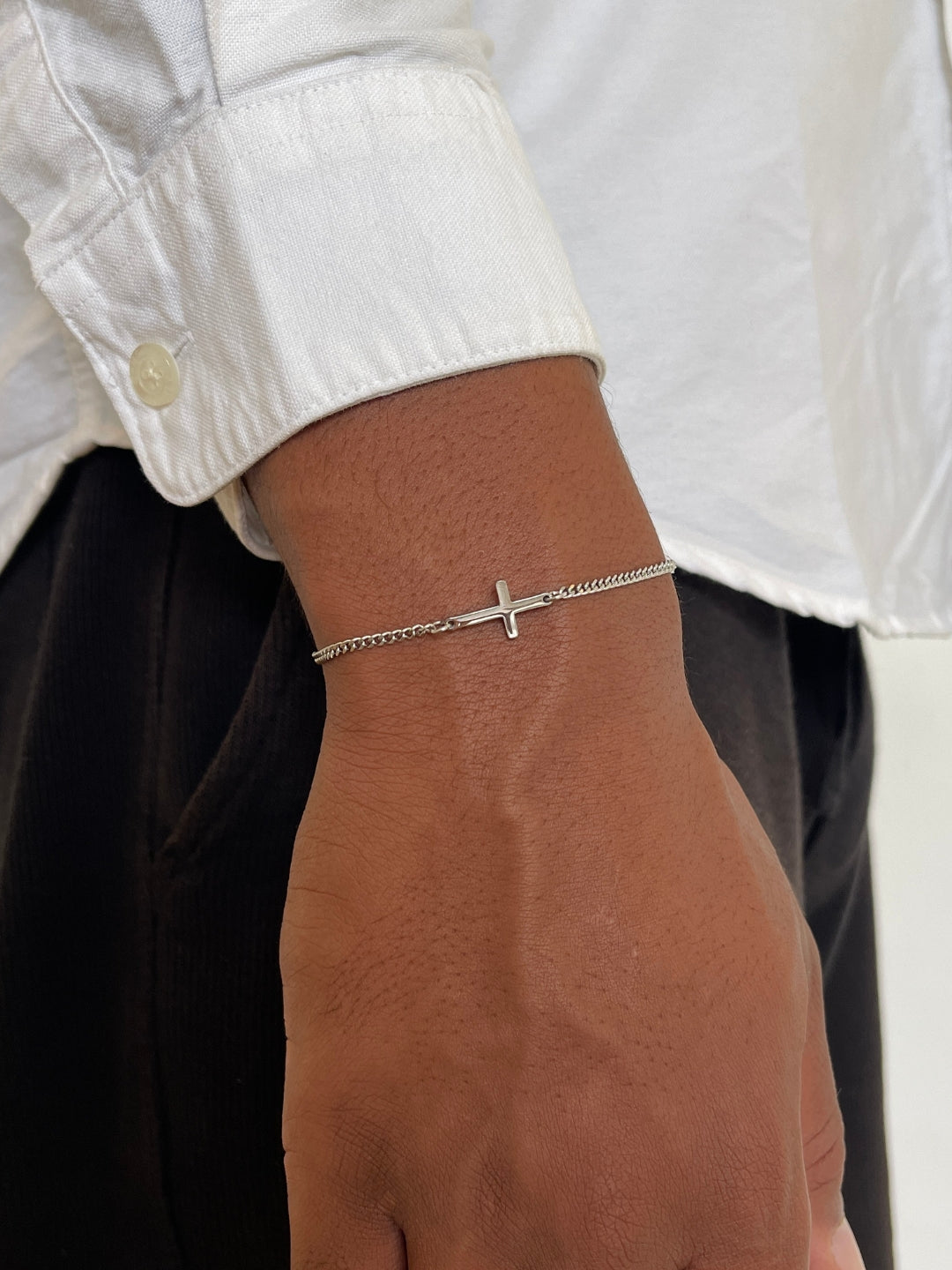 KRUISARMBAND | Zilver