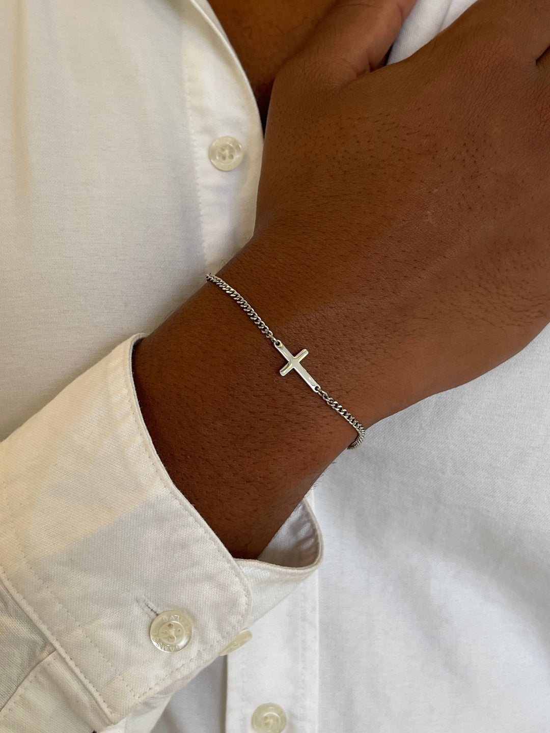 KRUISARMBAND | Zilver