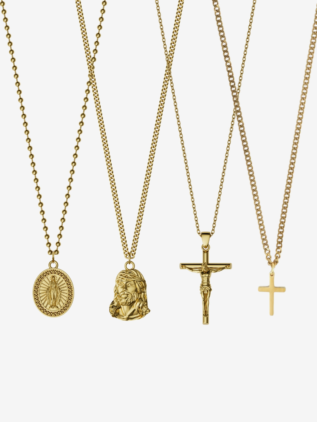 CHRISTELIJKE KETTINGSET | 18K Goud