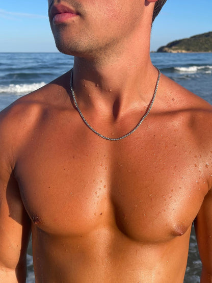 Tarweketting 3 mm | Zilver