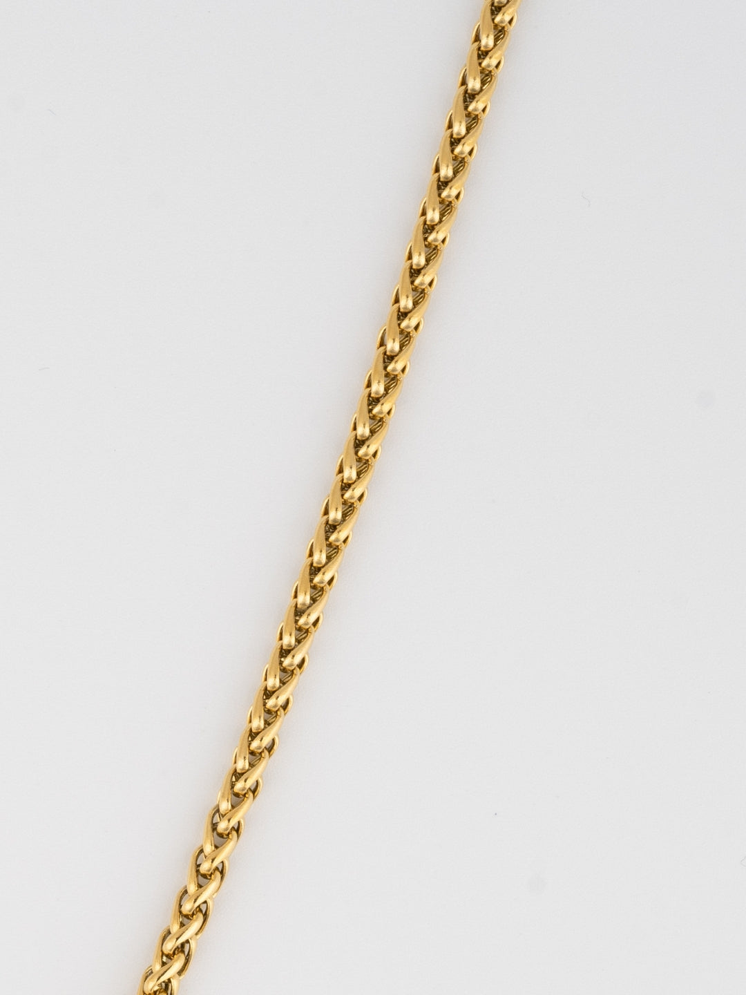 Tarweketting 3 mm | 18 karaats goud