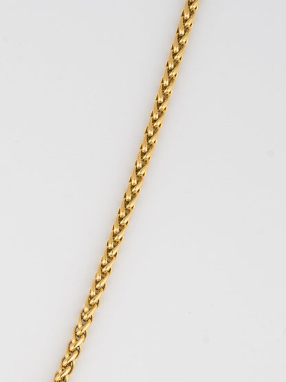 Tarweketting 3 mm | 18 karaats goud