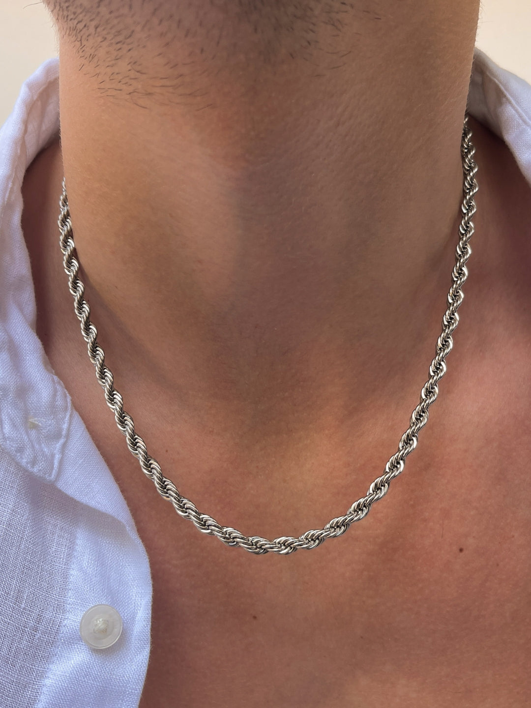 TOUWKETTING 5MM | Zilver