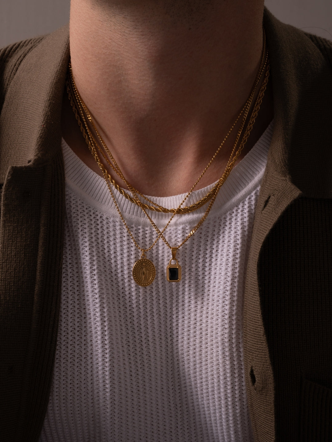 MIDNIGHT EDELSTEENKETTING | 18K Goud