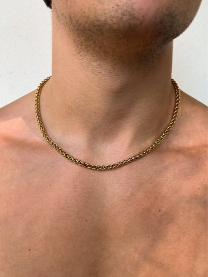 Tarweketting 5 mm | 18 karaats goud