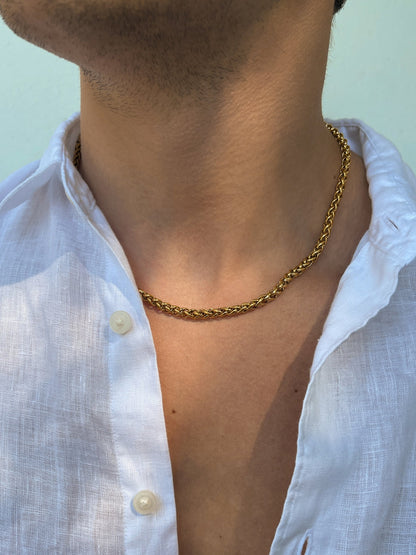 Tarweketting 5 mm | 18 karaats goud