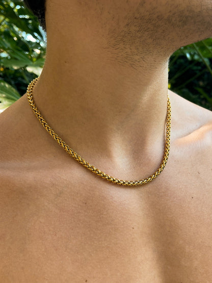 Tarweketting 5 mm | 18 karaats goud