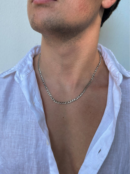 Figaro ketting 5 mm | Zilver