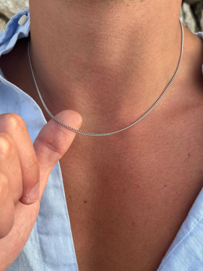 Cubaanse ketting 1,8 mm | Zilver