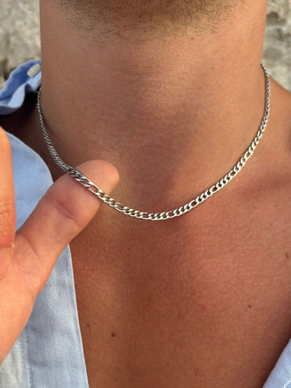 Figaro ketting 3 mm | Zilver