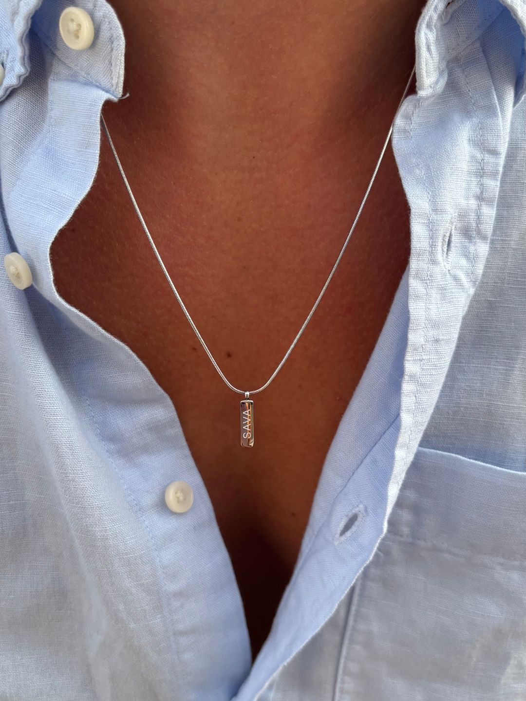 SAVA KETTING | Zilver