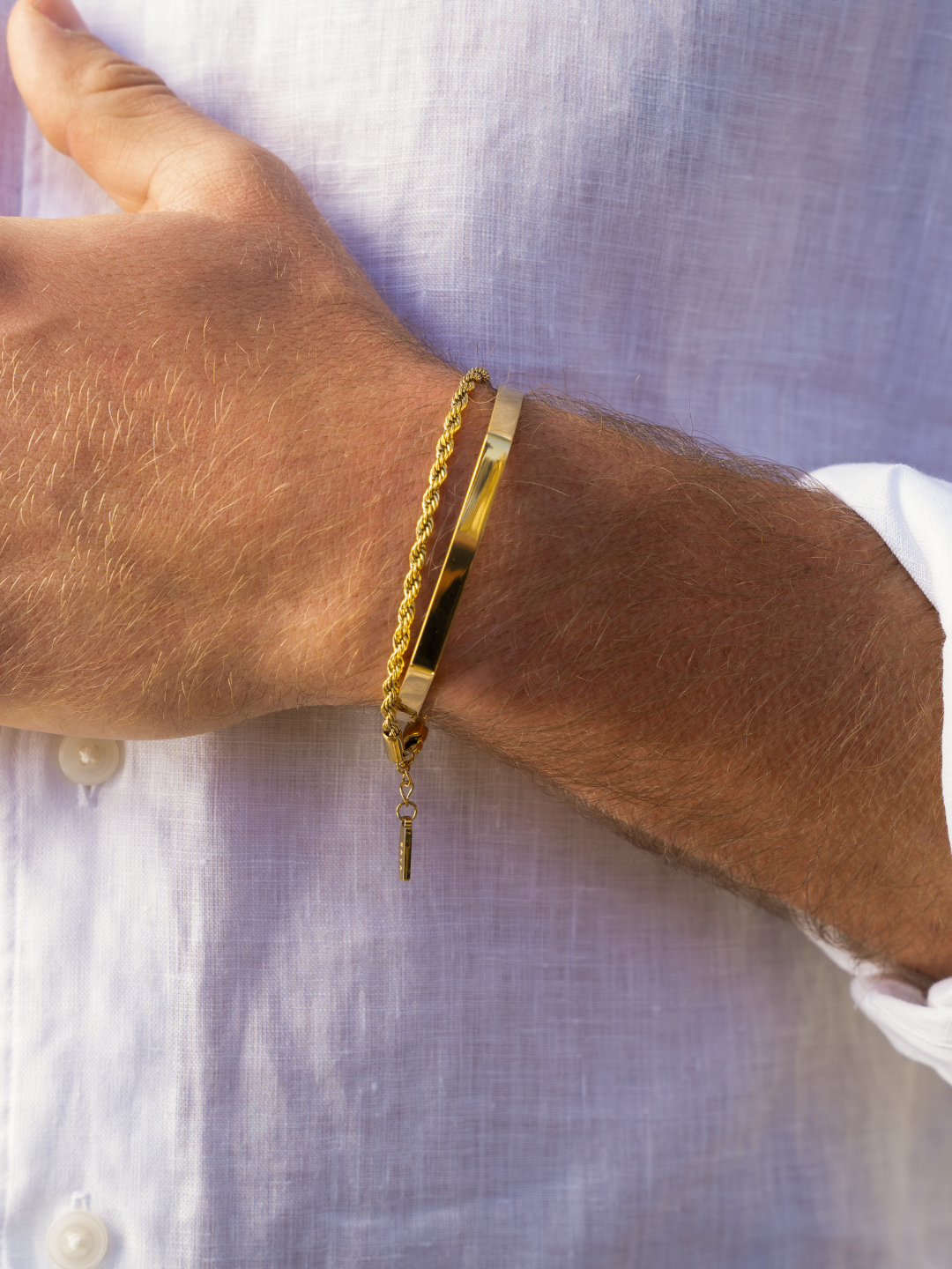 UNISIZE TROPEZ ARMBAND | 18K Goud