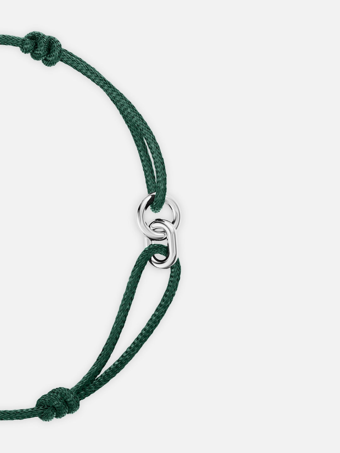 GROENE ARMBAND VAN EENHEID | Zilver
