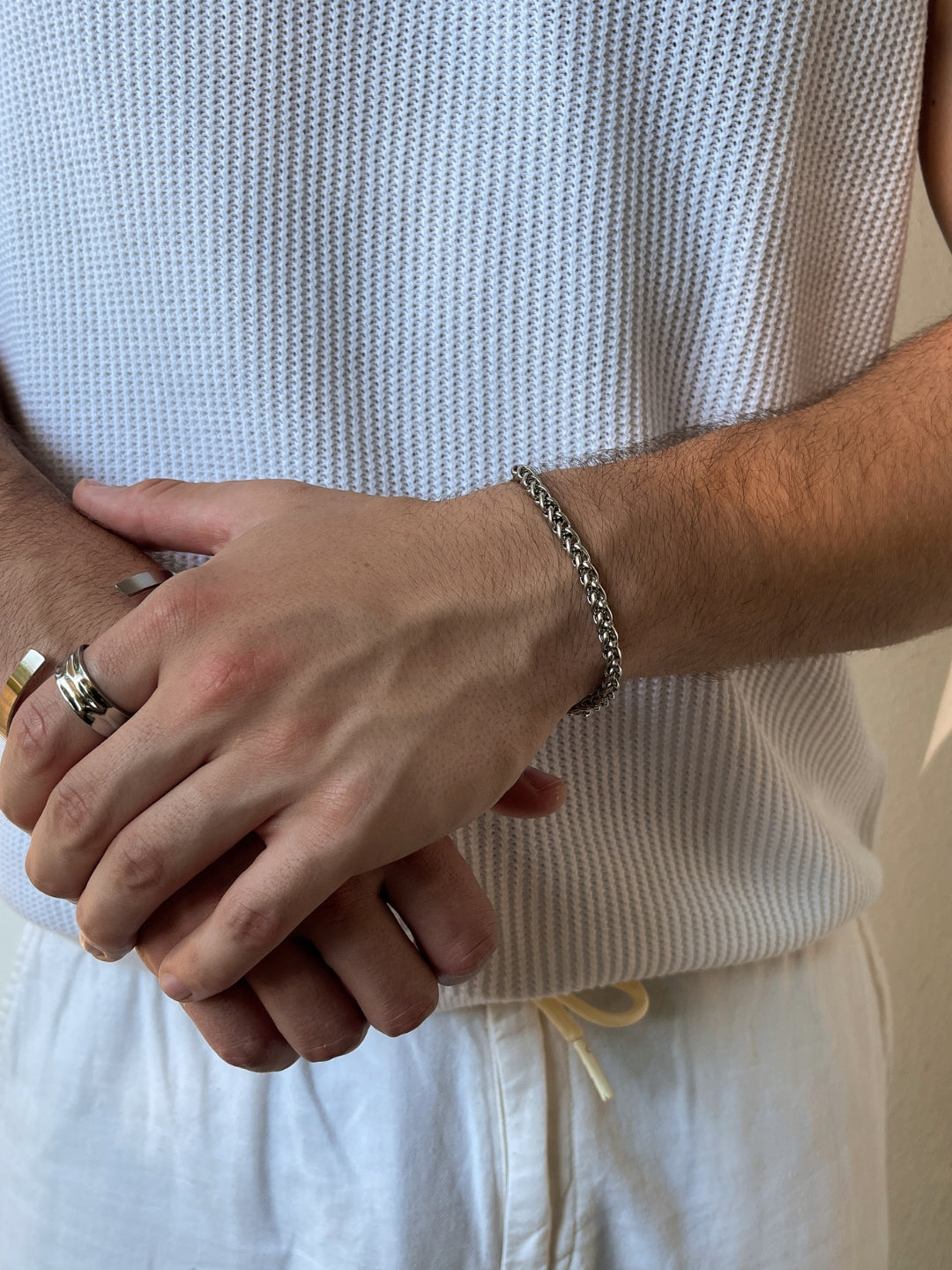 TARWE ARMBAND 5MM | Zilver