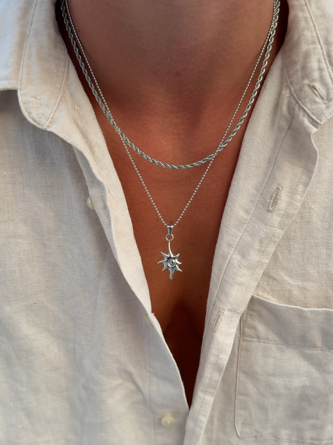 SOLARIS KETTING | Zilver
