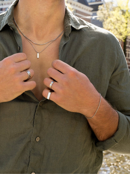 UNISIZE TROPEZ RING | Zilver