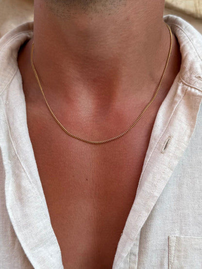Cubaanse ketting 1,8 mm | 18 karaats goud