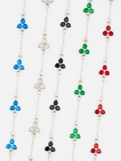 Klaverarmbandenset | Zilver