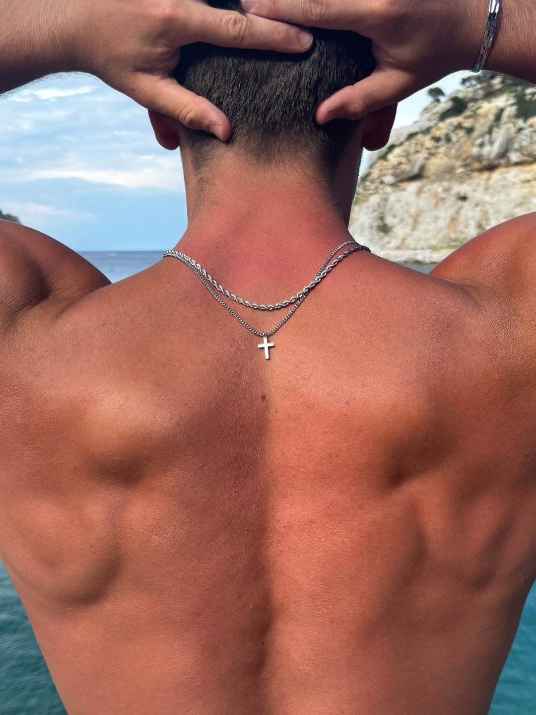 CROSS X TOUW SET 3MM | Zilver