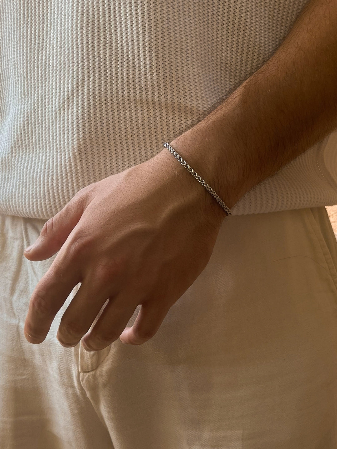 TARWE ARMBAND 3MM | Zilver