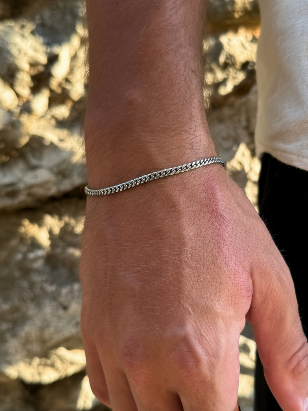 Cubaanse armband 3 mm | Zilver