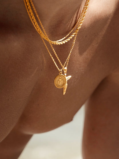 CHRISTELIJKE KETTINGSET | 18K Goud