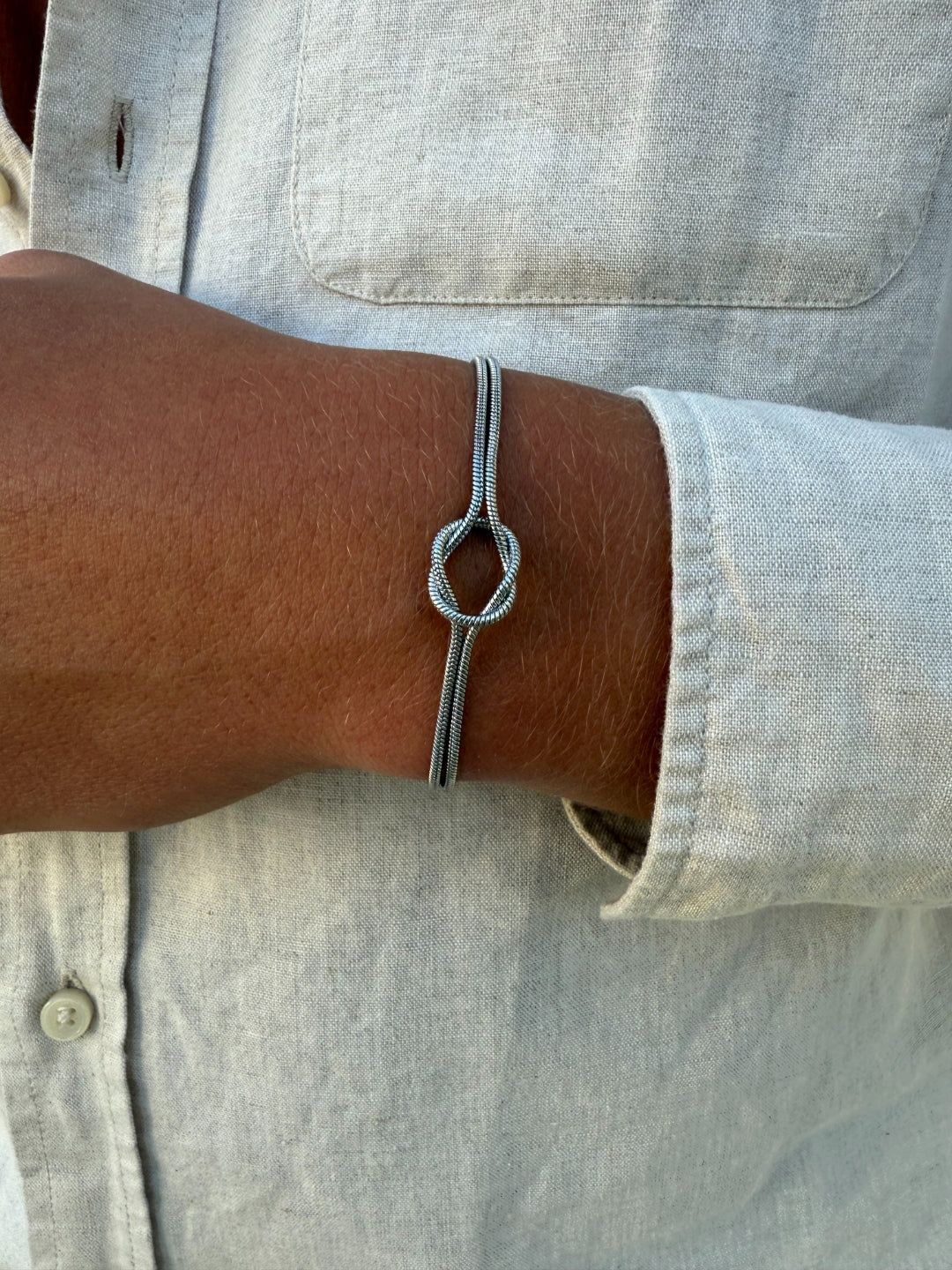 INFINITY ARMBAND | Zilver