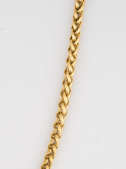 Tarweketting 5 mm | 18 karaats goud