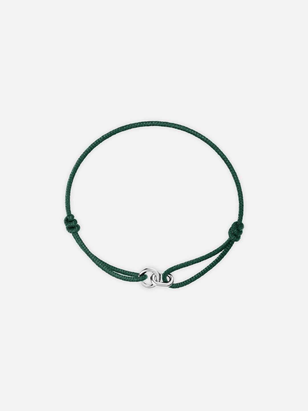 GROENE ARMBAND VAN EENHEID | Zilver