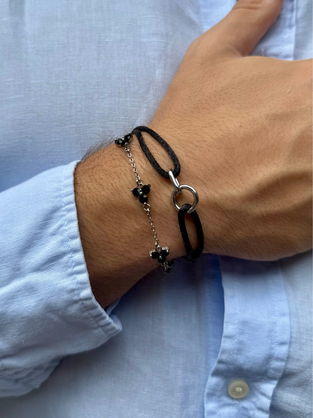 MIDNIGHT UNITY ARMBAND | Zilver