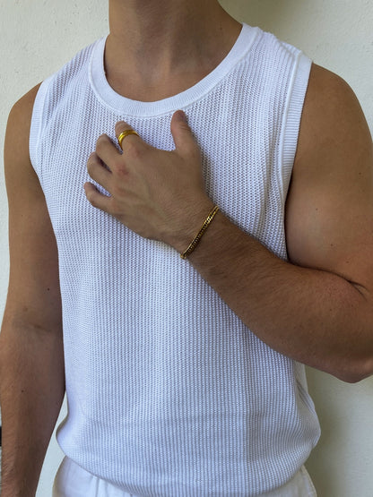 Cubaanse armband 5 mm | 18 karaats goud