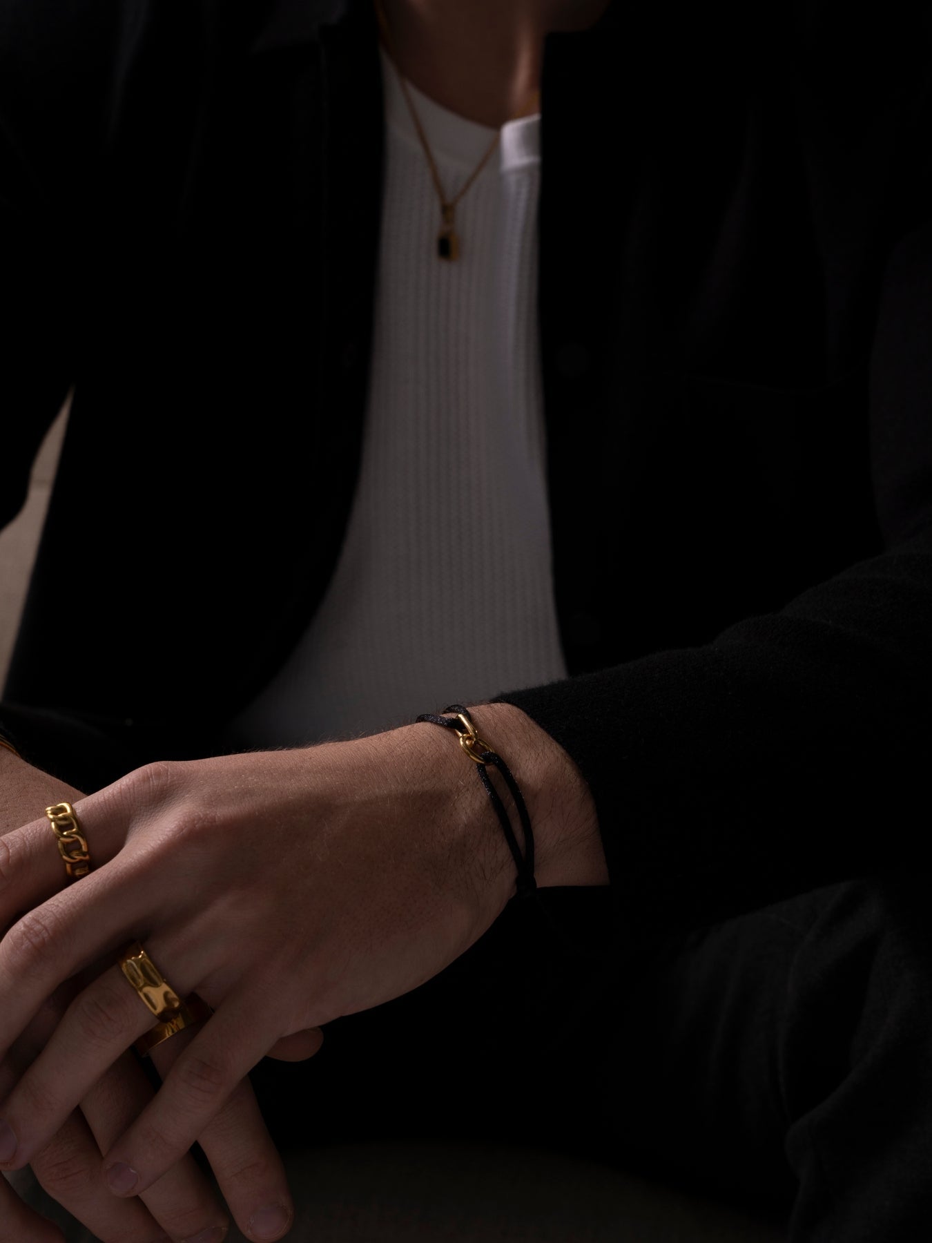 MIDNIGHT UNITY ARMBAND | 18K Goud