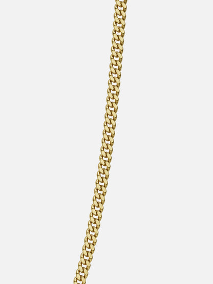Cubaanse ketting 3 mm | 18 karaats goud