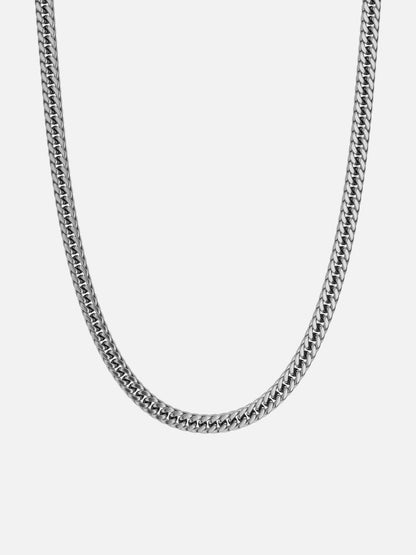 CUBANSE KETTING 5MM | Zilver
