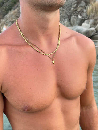 KRUISKETTING | 18K Goud