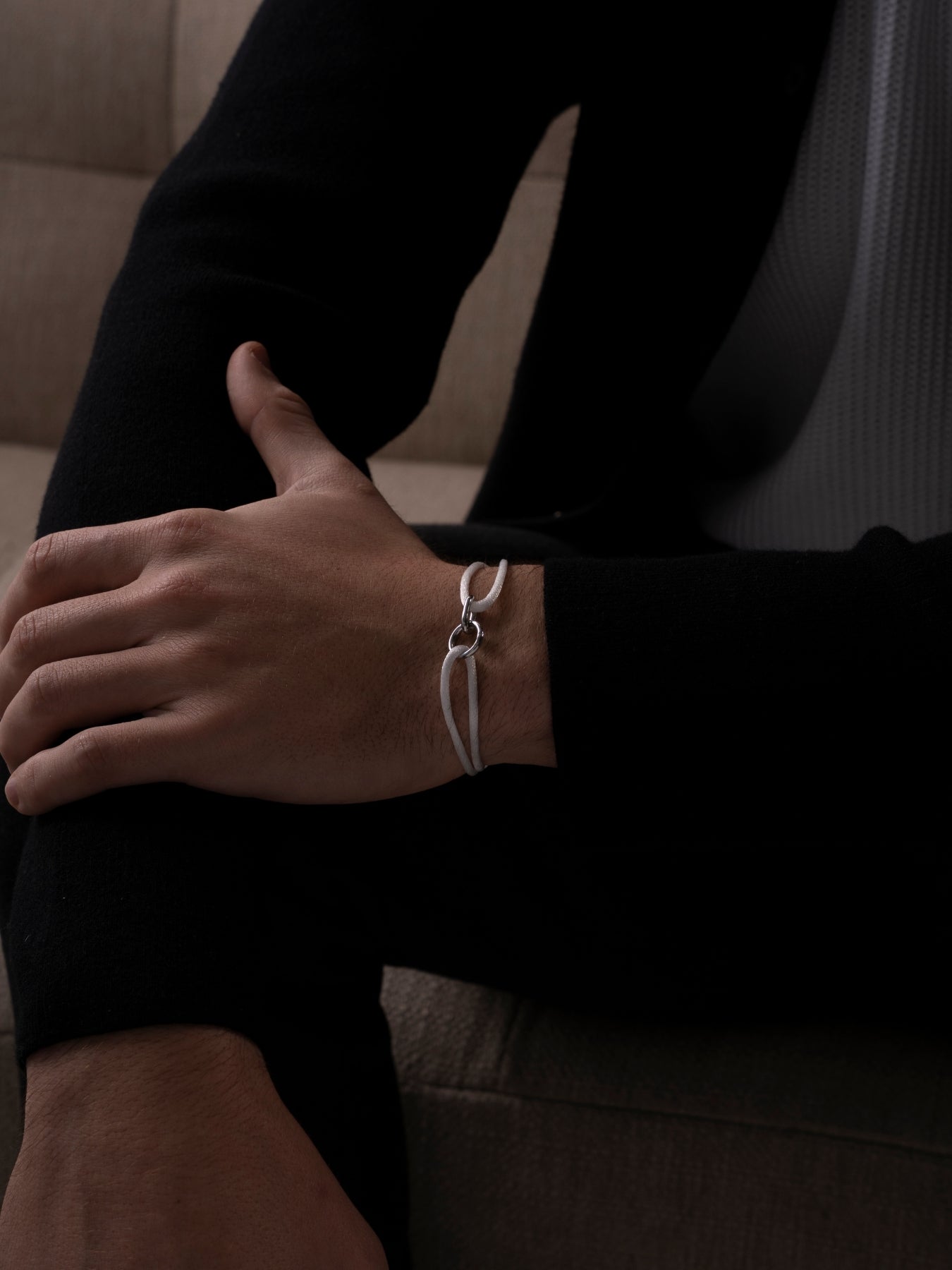 Sneeuw Unity armband | Zilver
