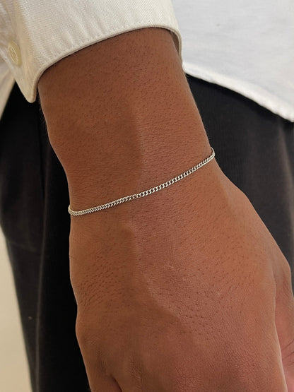 Cubaanse armband 1,8 mm | Zilver