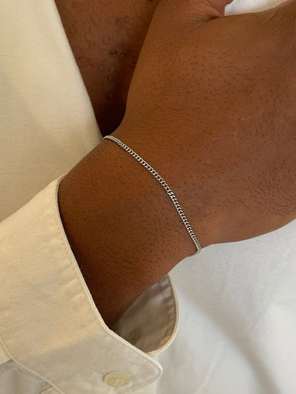Cubaanse armband 1,8 mm | Zilver