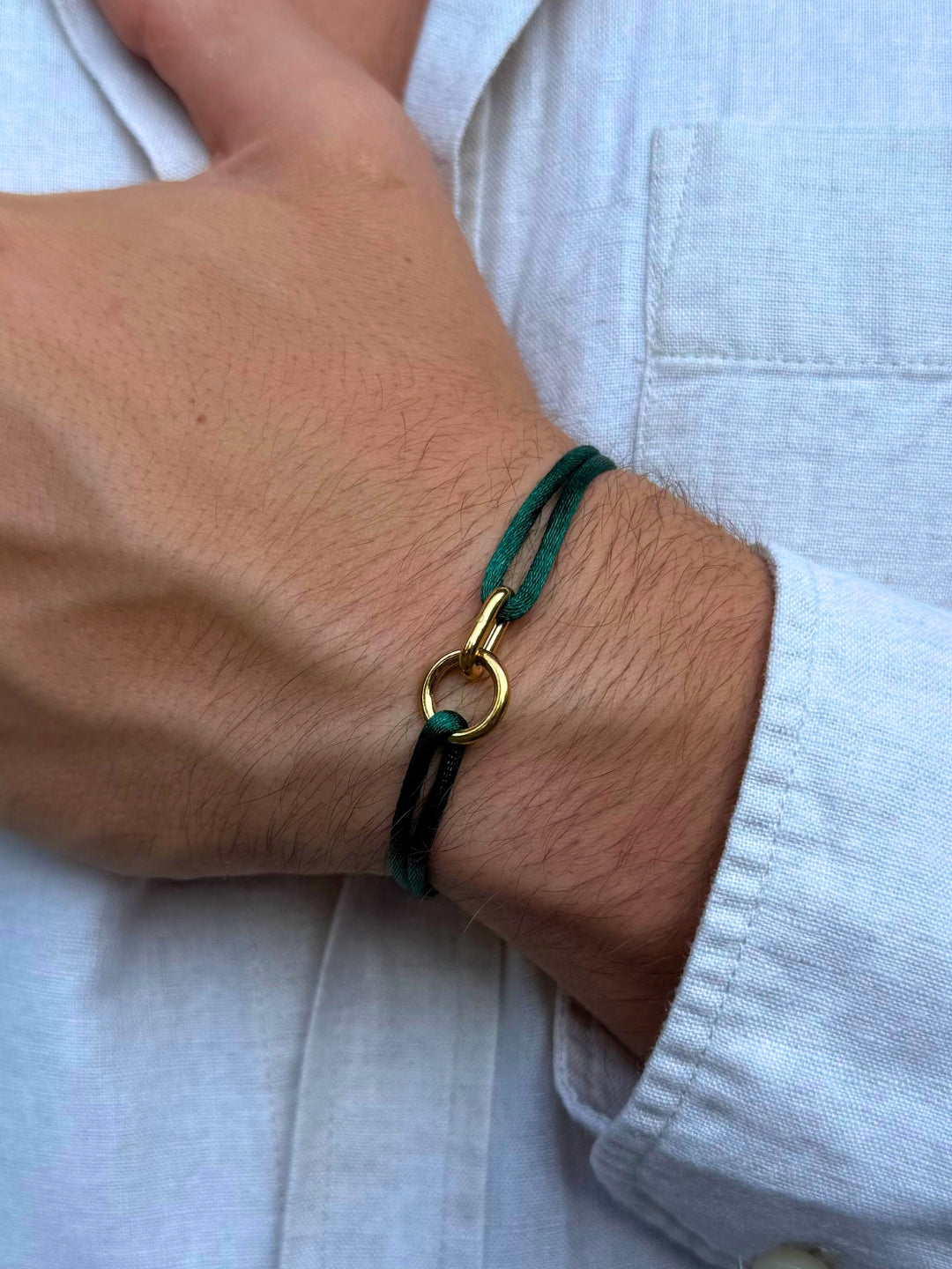 GROENE ARMBAND | 18K Goud