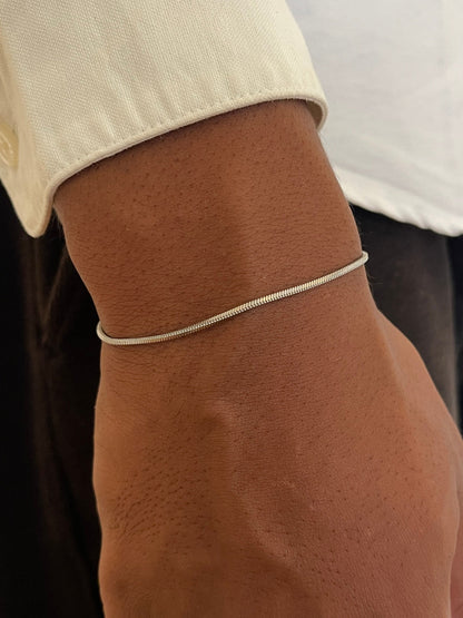 VIERKANTE ARMBAND | Zilver