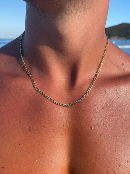 Figaro ketting 3 mm | 18 karaats goud