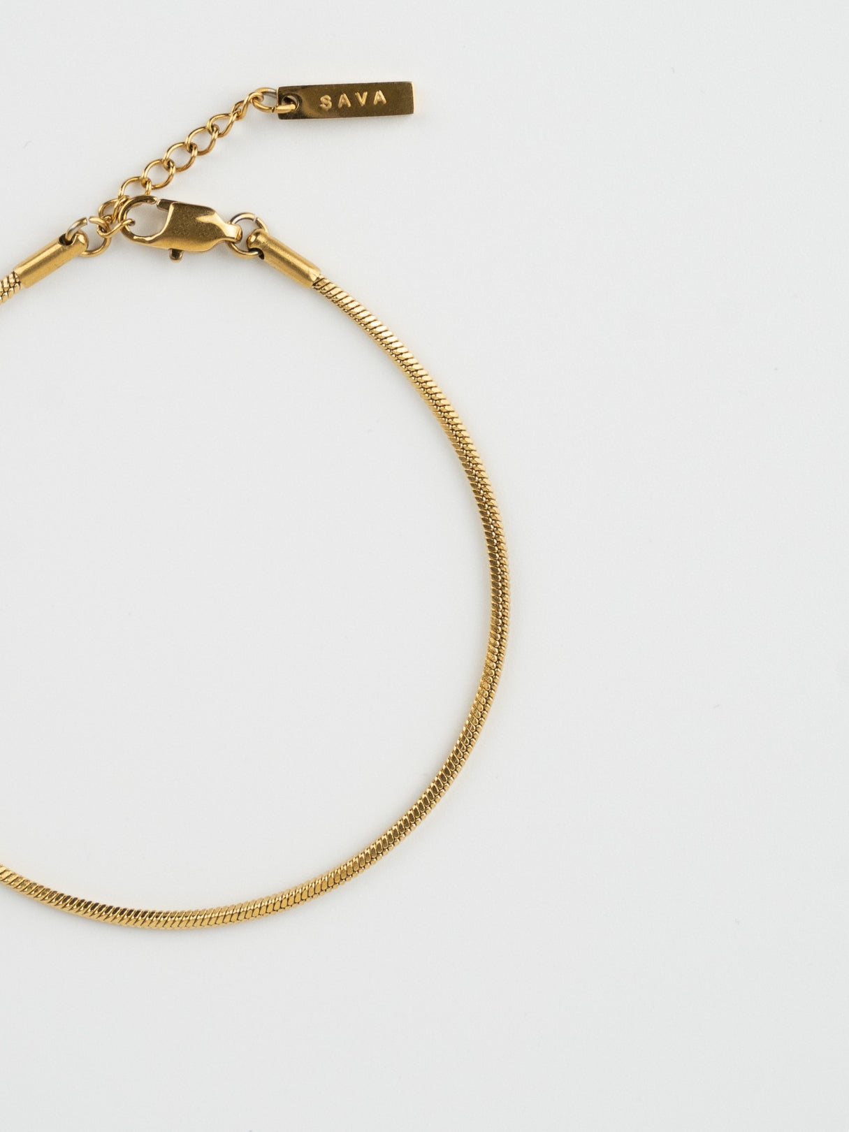 VIERKANTE ARMBAND | 18K Goud